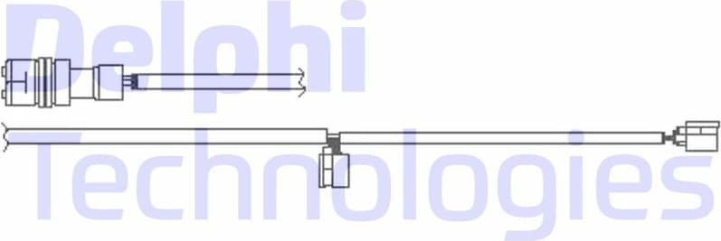 Warning Contact, brake pad wear LZ0262
