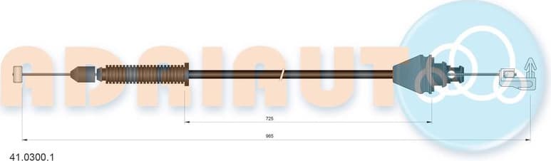 Accelerator Cable 41.0300.1