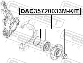 Wheel Bearing Kit DAC35720033M-KIT