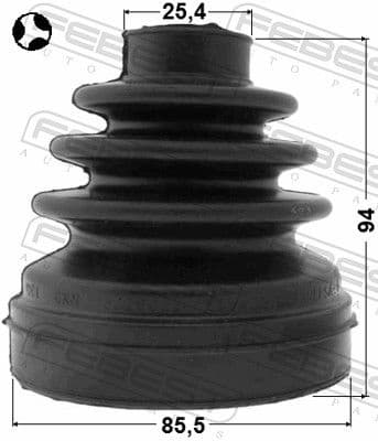 Bellow Kit, drive shaft 2915-DIIIT - image 2