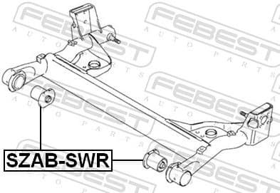 Bushing, axle beam SZAB-SWR - image 2