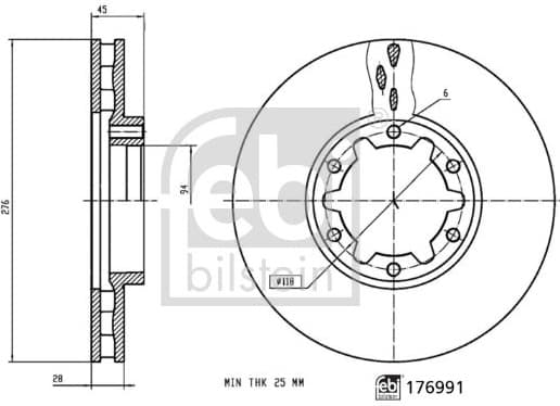 Brake Disc 176991 - image 2