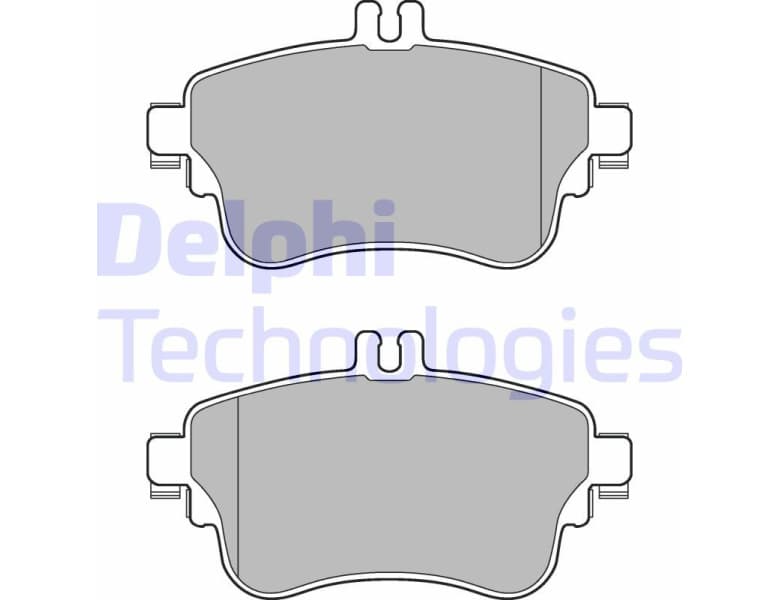 Brake Pad Set, disc brake LP2442
