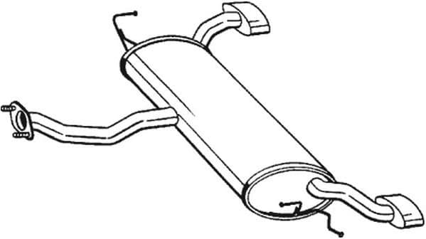 Rear Muffler 165-003