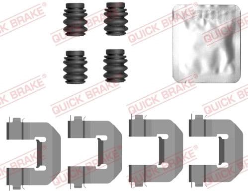 Accessory Kit, disc brake pad 109-0126