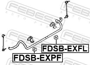 Mounting, stabiliser bar FDSB-EXPF - image 2