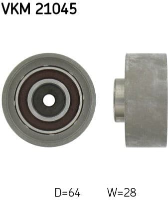 Deflection Pulley/Guide Pulley, timing belt VKM 21045 - image 2