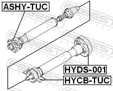 Joint, propshaft ASHY-TUC - image 2
