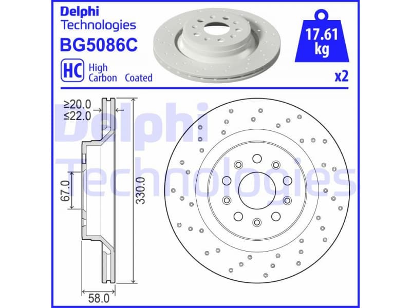 Brake Disc BG5086C