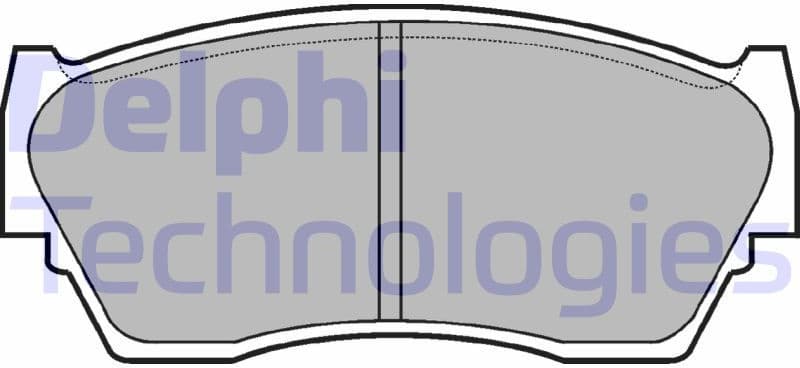 Brake Pad Set, disc brake LP783