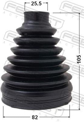 Bellow, drive shaft 0117P-ZZE150 - image 2
