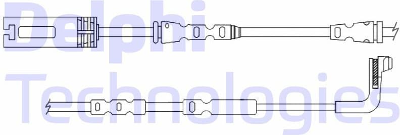 Warning Contact, brake pad wear LZ0289