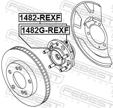 Wheel Hub 1482G-REXF - image 2
