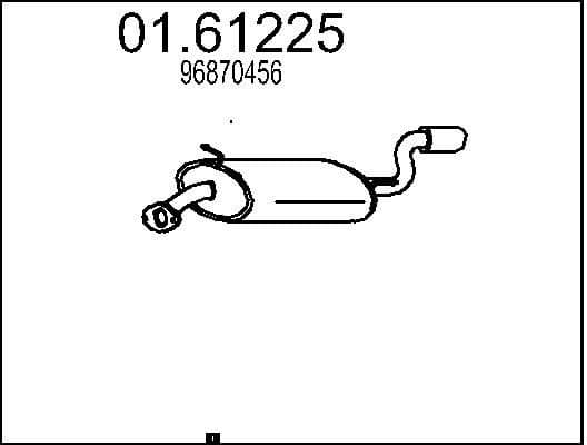 Rear Muffler 01.61225
