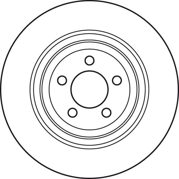 Brake Disc TRW SINGLE DF6028S - image 4