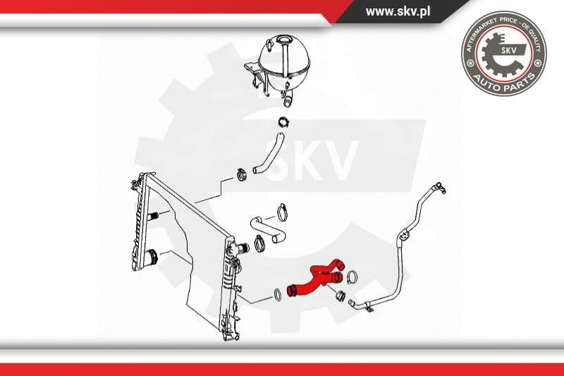 Radiator Hose 24SKV306 - image 4