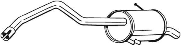 Rear Muffler 278-707