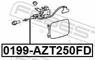 Hinge, fuel filler flap 0199-AZT250FD - image 2