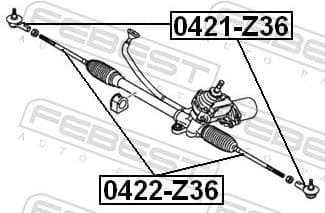 Tie Rod End 0421-Z36 - image 2