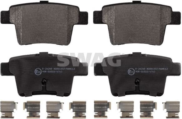 Brake Pad Set, disc brake 50 91 6571