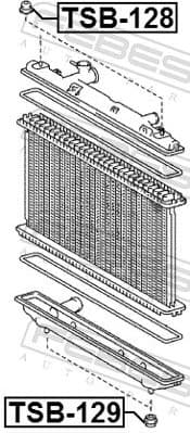 Mounting, radiator TSB-128 - image 2