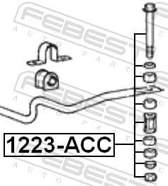 Link/Coupling Rod, stabiliser bar 1223-ACC - image 2