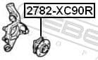 Wheel Hub 2782-XC90R - image 2