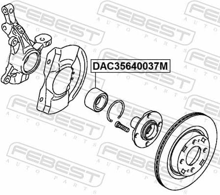 Wheel Bearing DAC35640037M - image 2