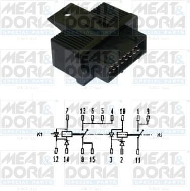 Relay, fuel pump 73240107