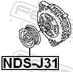 Belt Pulley, alternator NDS-J31 - image 2