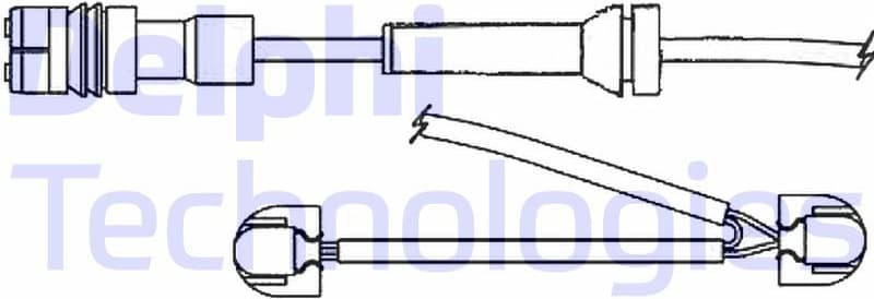 Warning Contact, brake pad wear LZ0269