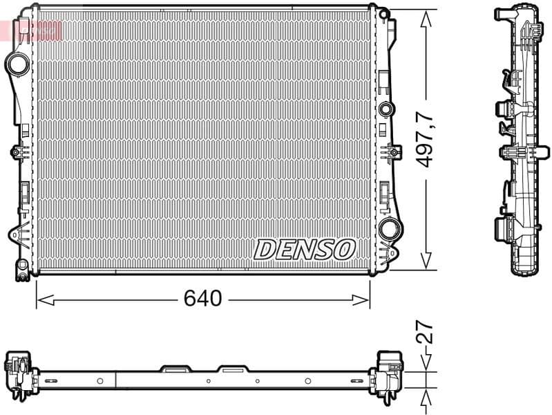 Radiator, engine cooling DRM17116