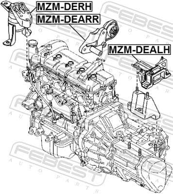 Mounting, engine MZM-DERH - image 2