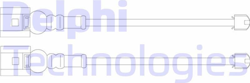 Warning Contact, brake pad wear LZ0201