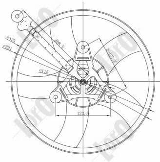 Fan, engine cooling LORO 053-014-0014 - image 4
