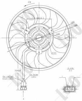 Fan, engine cooling LORO 053-014-0023 - image 3