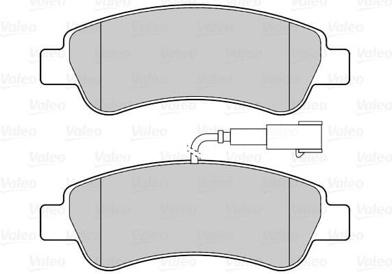 Brake Pad Set, disc brake ESSENTIAL 302223
