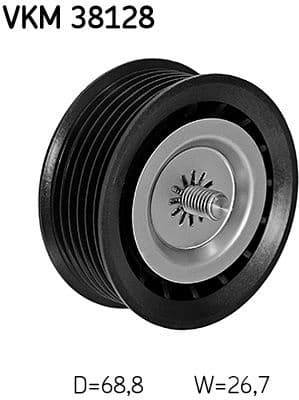 Deflection/Guide Pulley, V-ribbed belt VKM38128 - image 2