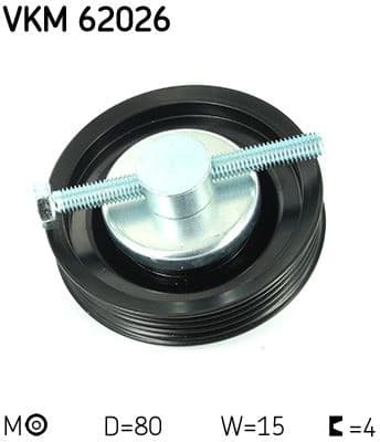 Belt Tensioner, V-ribbed belt VKM62026 - image 3