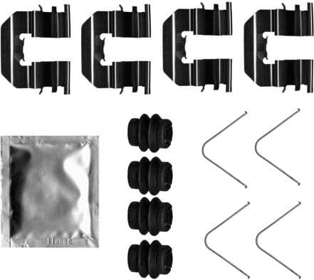 Accessory Kit, disc brake pad 82550600