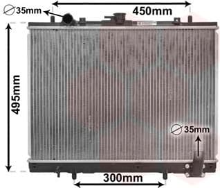 Radiator, engine cooling 32002161