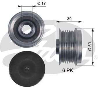 Alternator Freewheel Clutch DriveAlign™ OAP7113