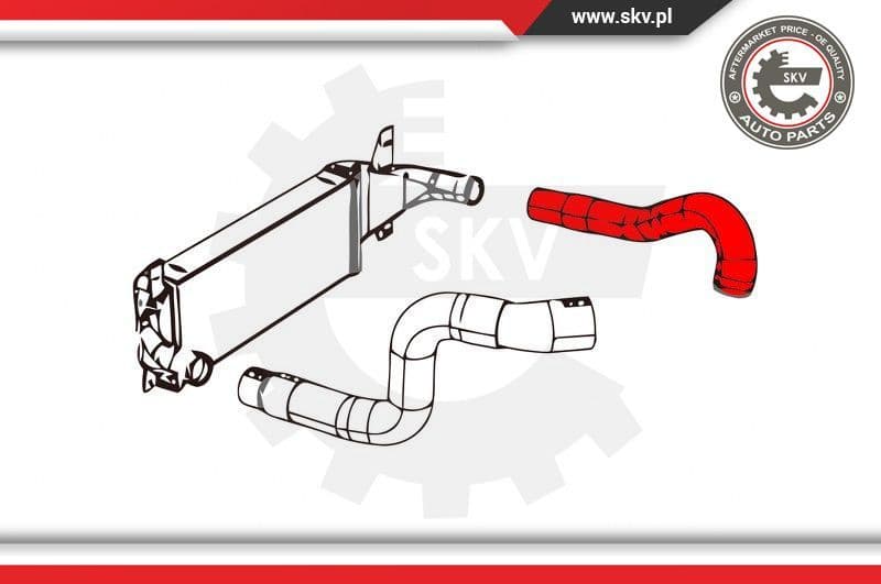 Charge Air Hose 43SKV258