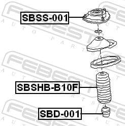 Rubber Buffer, suspension SBD-001 - image 2