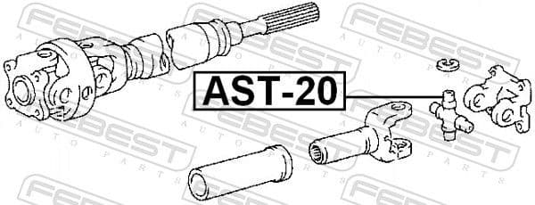 Joint, propshaft AST-20 - image 2