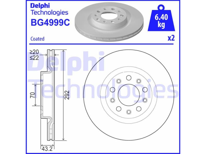 Brake Disc BG4999C