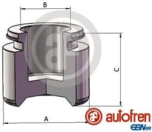 Piston, brake caliper D025660