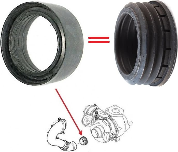 Seal ring, turbocharger, intercooler 4122