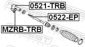 Tie Rod End 0521-TRB - image 2