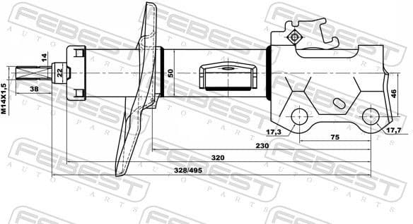 Shock Absorber 01660299FR - image 2